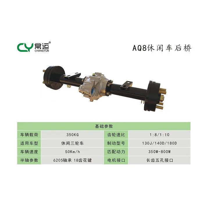 Single Gear Split Rear Axle AQ8