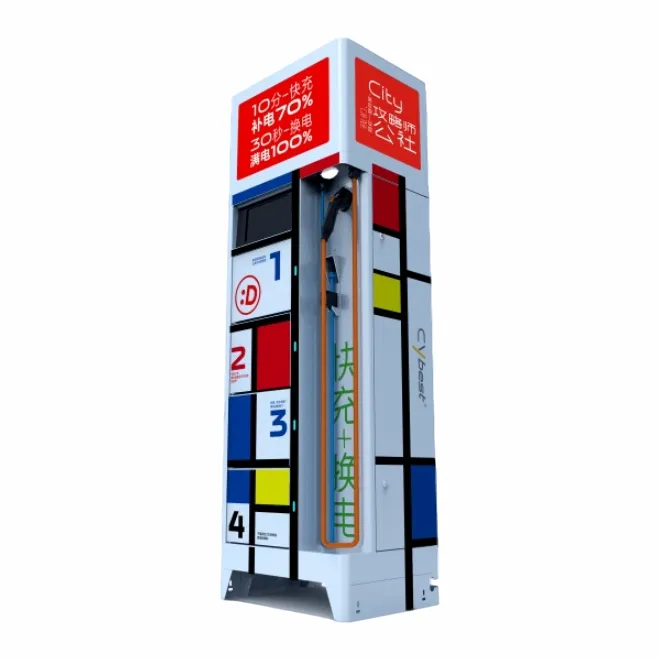 Electric Motorcycle 4+2 Fast Charging Cabinet factory