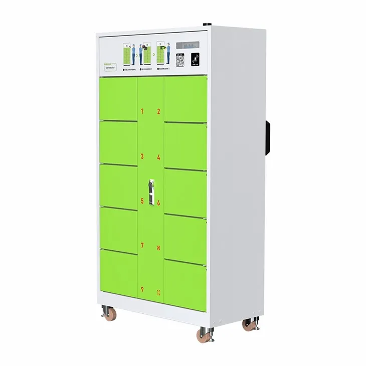 Electric Vehicle 10-compartment Intelligent Battery Swapping Cabinet suppliers