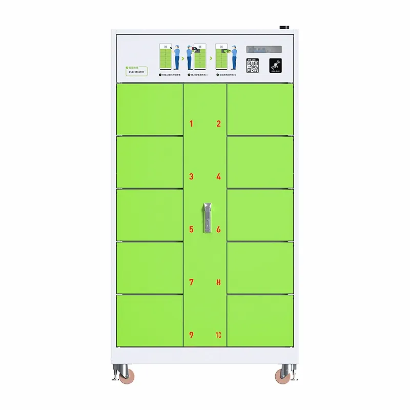 Smart Battery Charging and Swapping Cabinet