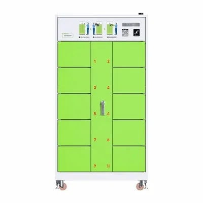 Electric Vehicle 10-compartment Intelligent Battery Swapping Cabinet