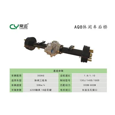 Single Gear Split Rear Axle AQ8